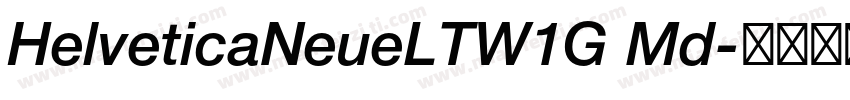HelveticaNeueLTW1G Md字体转换